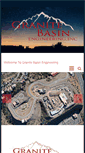 Mobile Screenshot of granitebasinengineering.com